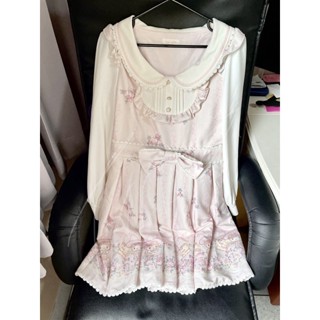 [มือ2] Liz Lisa x My Melody Dress เดรสลิซ ลิซ่า สีชมพู มายเมโลดี้