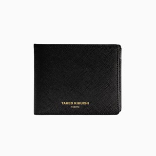 TAKEO KIKUCHI กระเป๋าสตางค์ใบสั้น WABI SABI SAFFIANO WALLET