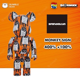 [‼️ของแท้, พร้อมส่ง‼️] 400%+100% Bearbrick Monkey Sign