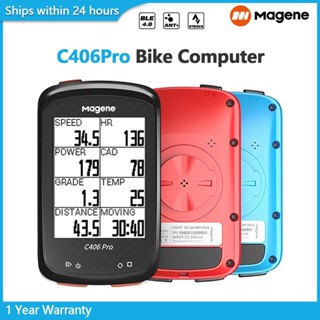 Magene C406Pro จักรยานคอมพิวเตอร์จักรยานสมาร์ท Speedometer บลูทู ธ ANT Ciclismo Power Meter รถไฟแจ้งเตือนจักรยานถนน MTB วิ่งจักรยานเซ็นเซอร์ตรวจสอบ