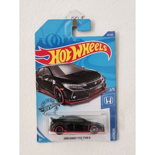 โมเดลรถ hotwheels รุ่น Honda Civic Type R สีดำ