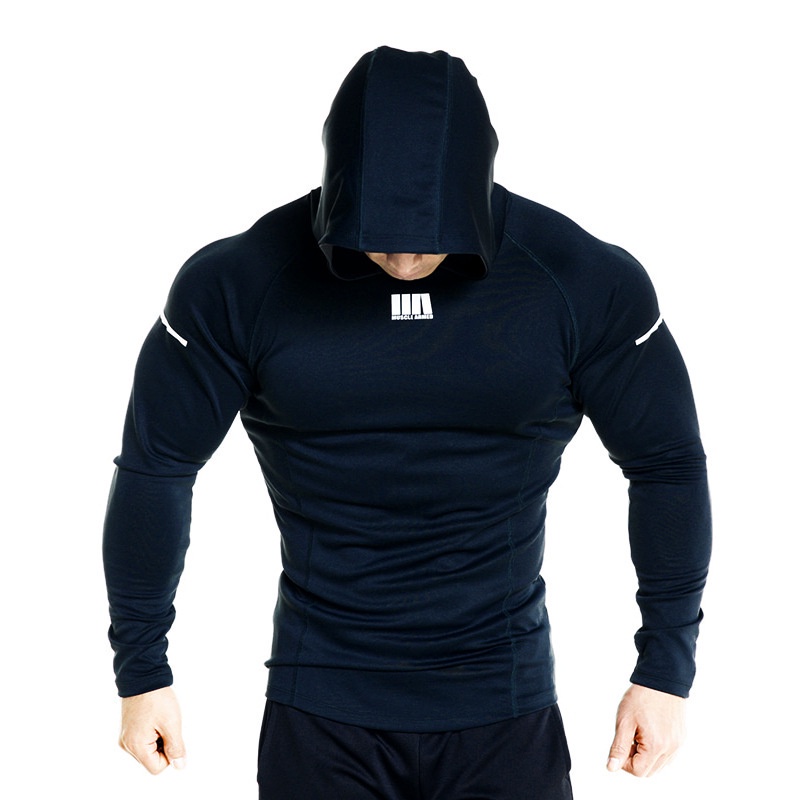 Gym Hoodies for Men Bodybuilding Hoodies Muscles Workout Sweatshirt Fitness Pullover #2