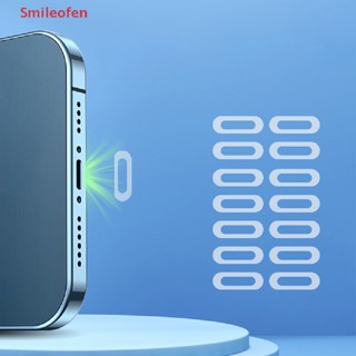 [Smileofen] ใหม่ สติกเกอร์เรืองแสง กันรอยขีดข่วน สําหรับ iPhone Apple 13 Pro 10 ชิ้น