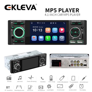 Ekleva เครื่องเล่น MP5 วิทยุ 1 Din JSD-3001 4.1 หน้าจอสัมผัส บลูทูธ 1 Din กระจกรถยนต์