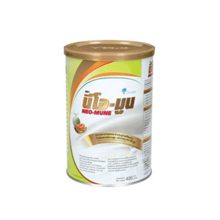 Neo-Mune 400gm นีโอ-มูน กลิ่นเมลอน อาหารทางการแพทย์สำหรับผู้ป่วยที่ต้องการโปรตีนและพลังงานสูง