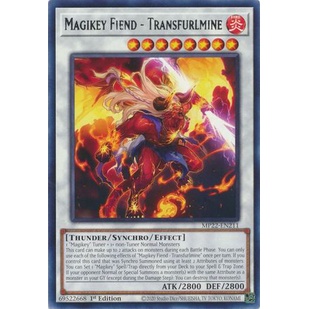 การ์ด Yugioh - TCG (UK) - Magikey Fiend - Transfurlmine / MP22-EN211