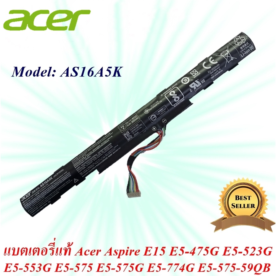 Acer Battery Notebook Aspire E15 E5-475G E5-523G E5-553G E5-575G E5-774G E5-575 E5-575-59QB  Model  