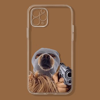 Robbing Dogs เคสไอโฟน iPhone 7 8 se2020 12 14 pro เคส 13 11 pro max case Xr Xs X max 8พลัส cover นิ่ม โปร่ง 7 8plus