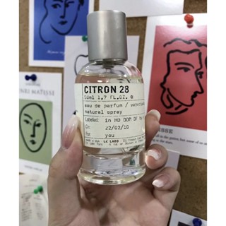 Le Labo Citron 28  3ml - 10ml นำ้หอมแท้แบ่งขาย Perfume น้ำหอมผู้ชาย/น้ำหอมผู้หญิง/น้ำหอมแท้/แท้100ค่ะ น้ำหอม