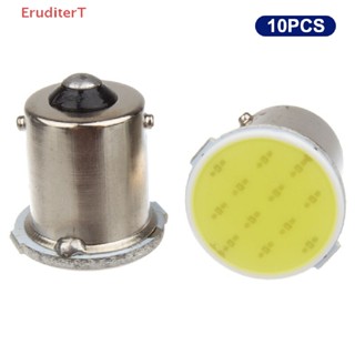 [EruditerT] หลอดไฟเลี้ยว LED COB 1w 12v DC สว่างมาก สําหรับจอดรถยนต์ 10 ชิ้น