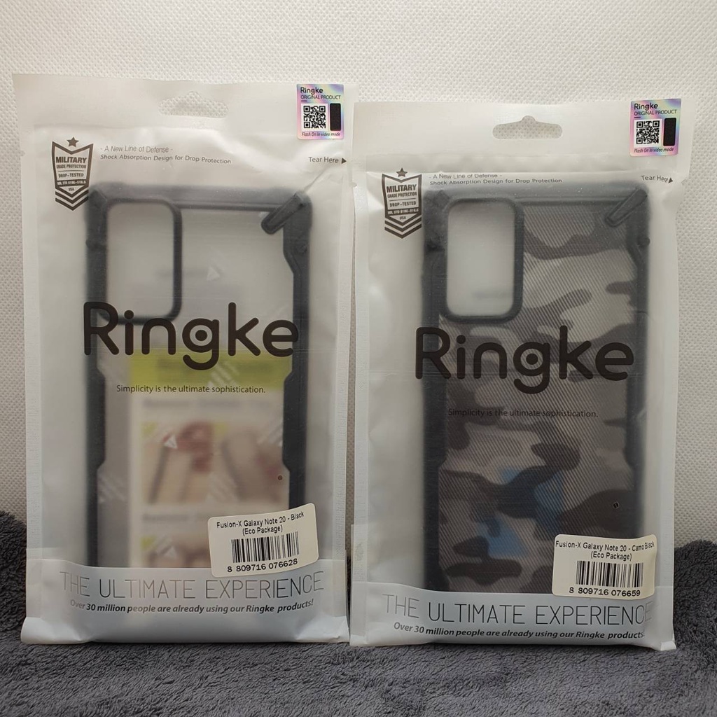 Ringke Fusion X For Samsung Galaxy Note 20 Ultra / Note 20 / Note10 / Note10Plus เคสกันกระแทก หลังใสสวยงาม สัมผัสดีมาก