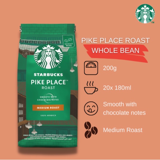 ส่งไว‼️New‼️กาแฟคั่วบด สตาร์บัคส์ เมล็ดกาแฟ สตาร์บัคส์ Starbucks สินค้าพร้อมจัดส่งราคาที่ถูกที่สุด 0OTK #4