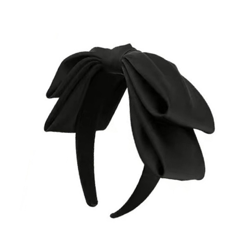 ที่คาดผมโบว์ใหญ่สีดํา Bowknot Headwear ที่คาดผม