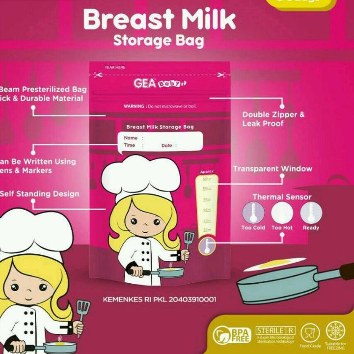 Ready Gea Baby Breast Milk Bag 120ml