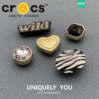 jibbitz crocs charms แท้ ตัวติดรองเท้า  โลหะ DIY รองเท้า ดอกไม้ คุณภาพสูง อุปกรณ์ตกแต่ง jibbitz สําหรับ crocs