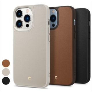 Cyrill by Spigen / Leather brick case compatible for iPhone 13 series pro max casing