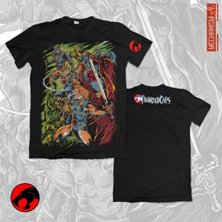 เสื้อยืดผ้าฝ้ายพิมพ์ลายแฟชั่น [ Thundercats ] เสื้อยืด พิมพ์ลาย LIMITED EDITION THUNDERCAT ออกแบบดี ไซซ์ XS-5XL