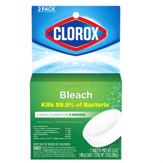 พร้อมส่ง 2 ก้อนClorox ก้อนทำความสะอาดชักโครกถูกที่สุด  ก้อนไม่แตกและสามารถแบ่งขาย