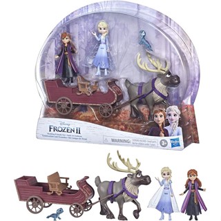 Disney Frozen 2 Sledding Friends Set, Includes Anna, Elsa, Bruni, and Sven โฟรเซ่น2 แอนนา เอลซ่า