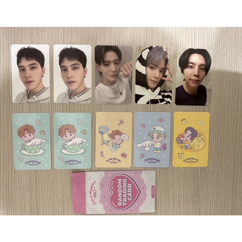 (พร้อมส่ง) NCT Sanrio Random Trading Card Set A (เฮนเดอรี่ เจโน่ แทยง จอห์นนี่ เซียวจวิ้น แจมิน หยางหยาง)