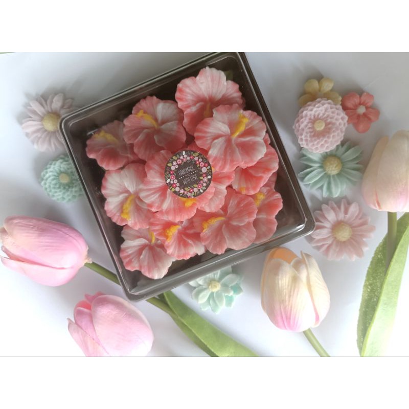 อาลัวดอกชบา 150 g (ขนมใช้เวลาทำ 2-3 วัน หลังได้รับออเดอร์นะคะ)