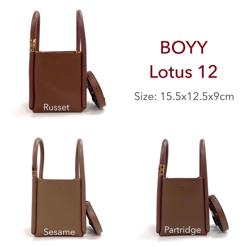 BOYY Lotus 12 All Colors ❌ รบกวนทักมาสอบถามก่อนกดสั่งซื้อ ❌