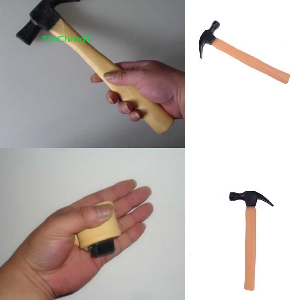 [TinChingT] 1 PC Rubber Fake Hammer Trick,Crazy Hammer Magic Tricks For Stage Show [NEW]