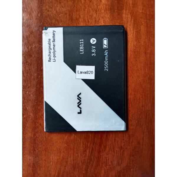 แบตโทรศัพท์มือถือLava820