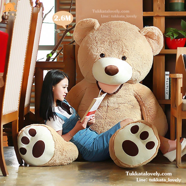 ตุ๊กตาหมีตัวใหญ่ 80 cm. -1.6 m (ตุ๊กตาหมีเท็ดดี้แบร์)
