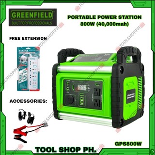 GREENFIELD Power Station 600W/800W/1000W  Free EXTENSION SOCKET