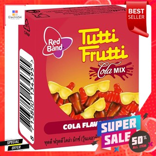 ทุตตี ฟรุตตี โคล่า มิกซ์ วุ้นเจลาติน กลิ่นโคล่า 15 ก.Tutti Fruity Cola Mix Gelatin Jelly, Cola Flavor 15 g.