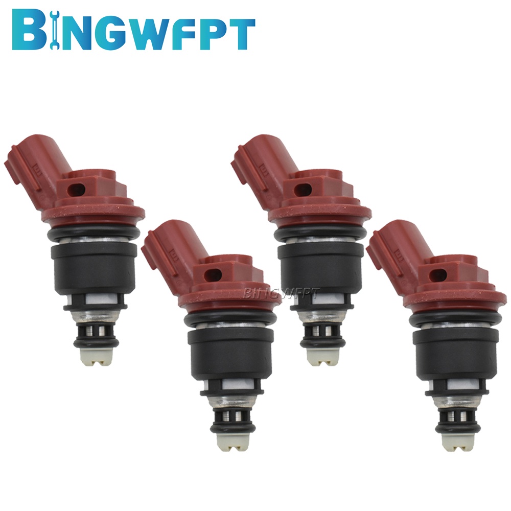 4ชิ้น/เซ็ตการใช้หัวฉีดสำหรับ Nissan Infiniti G20 NX Sentra 1991-1993 2.0L L4 16600-53J03 16600-53J01