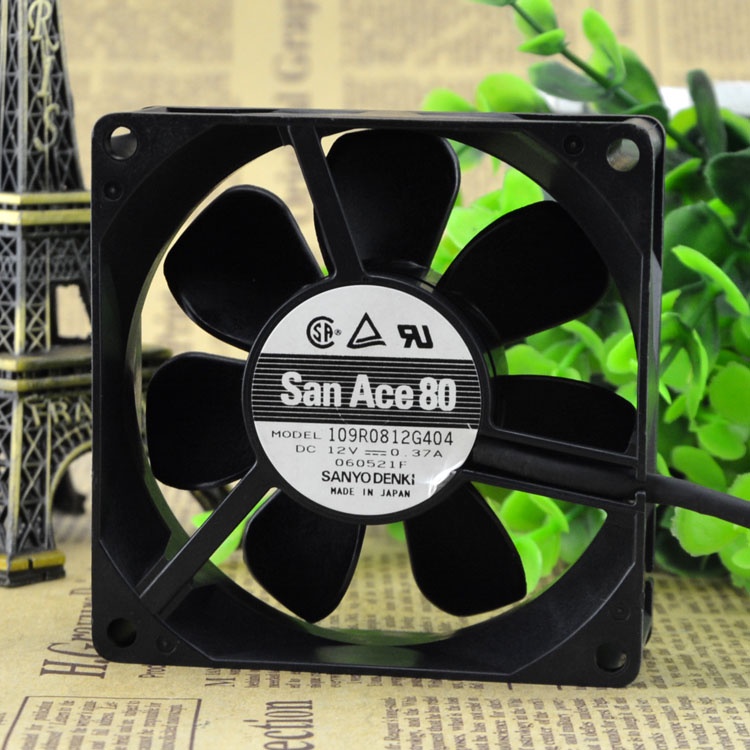 SZ SAN ACE80 DC FAN 109R0812G404 12V 0.37A