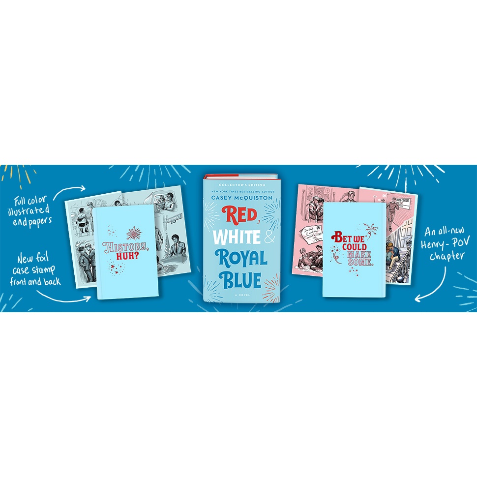พร้อมส่ง    [Querida] หนังสือภาษาอังกฤษ Red, White & Royal Blue by Casey Mcquiston (english book) ราคา ถูกที่สุด ดีลบีเคเค แกลเลอรีภาพที่ 5