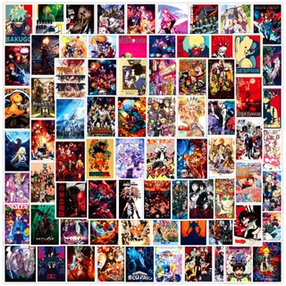 100Pcs/Set ❉ Shōnen Manga Series D Mixed Magazine Mini Poster สติ๊กเกอร์ ❉ Classical Anime Cartoon DIY Fashion สติ๊กเกอร์