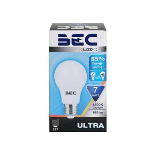 หลอด LED BULB ULTRA A60 7 วัตต์ E27 DAY LIGHT BEC