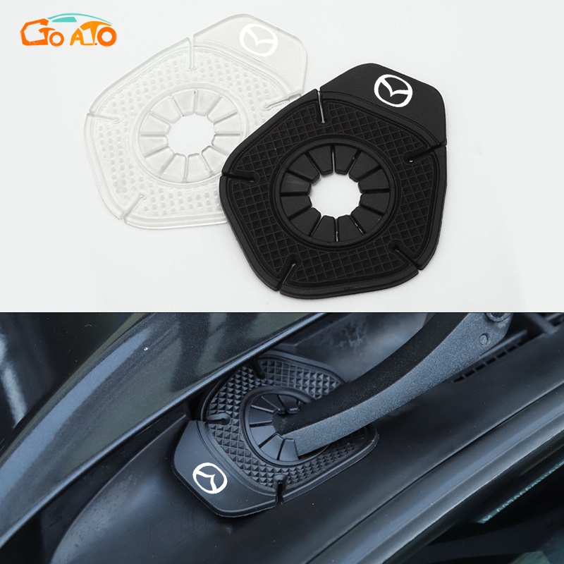 GTIOATO ที่ปัดน้ําฝนซิลิโคน ฝาครอบป้องกันฝุ่น สําหรับ Mazda 6 5 2 3 CX3 CX9 CX7 CX5 6 Wagon Axela 323 CX30 BT50 CX8 MX5 RX8 RX7