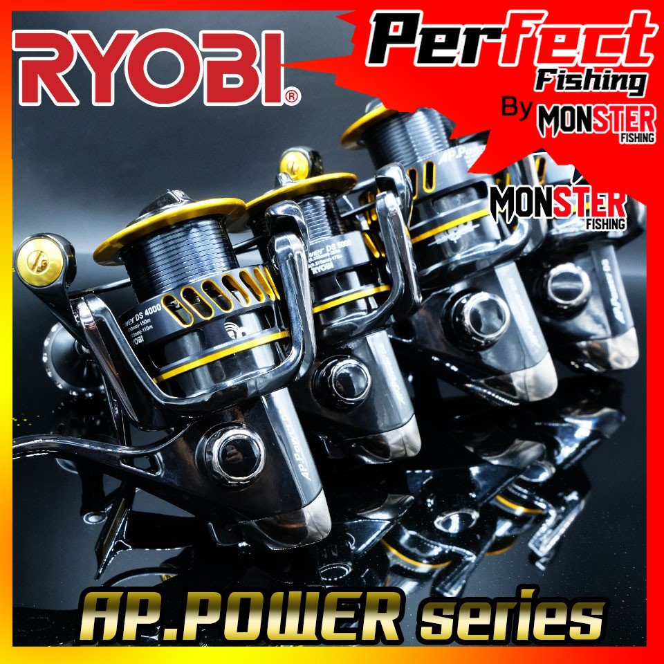 รอกสปินนิ่งเรียวบิ RYOBI AP.POWER DS Series 4000,5000,6000,8000 ( BLACK GOLD)