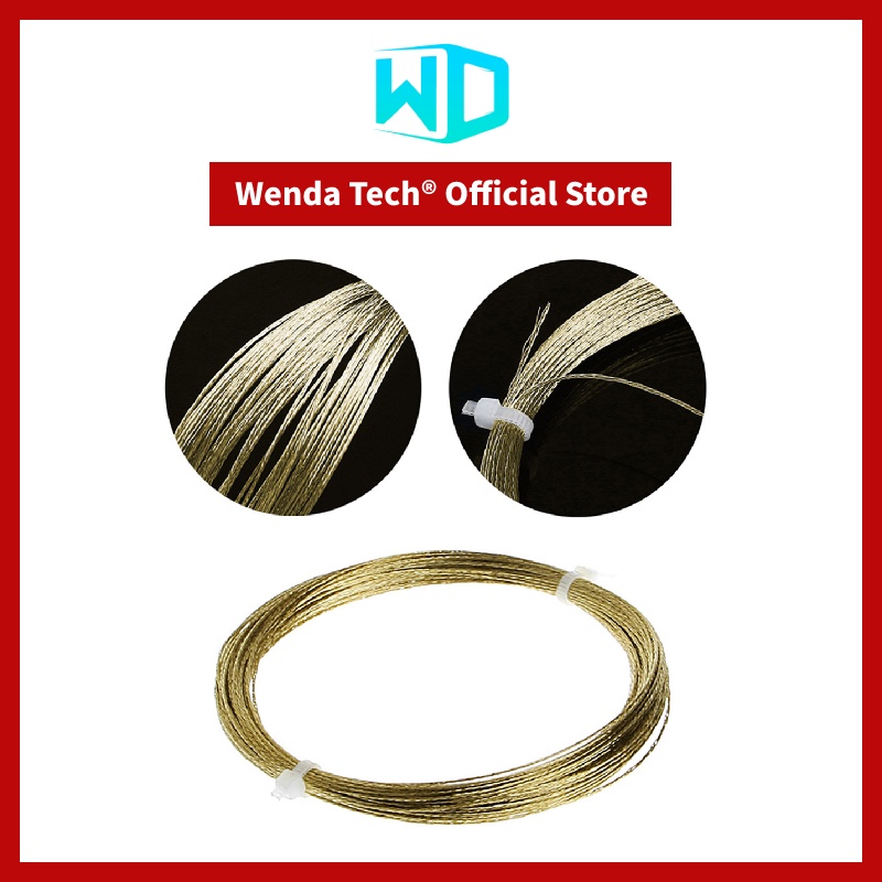 ลวดสลิงตัดกระจกหน้ารถ 0.8 มม. 22 ม. สีทอง สําหรับตัดกระจก ⭐  August⭐