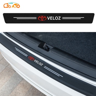 GTIOATO สำหรับ Toyota Veloz คาร์บอนไฟเบอร์ สติกเกอร์ท้ายรถ Carbon Fiber กันรอยท้ายรถ กันรอยกันชนหลัง สติ๊กเกอร์ติดรถ