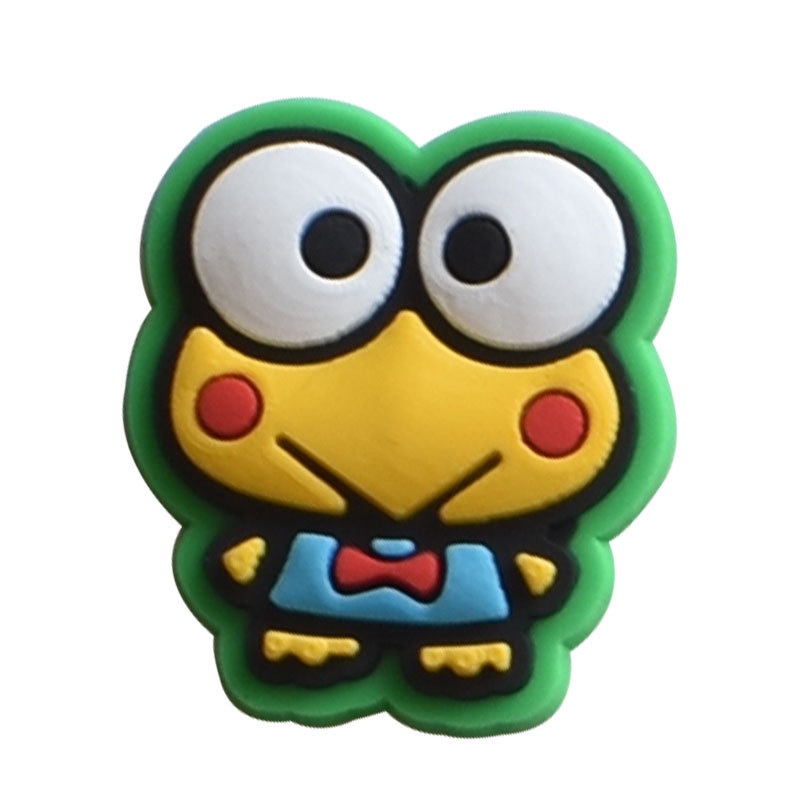 Crocs Jibbitz charms บักเกิลรัดรองเท้า PVC นิ่ม ถอดได้ รูปดอกไม้ สําหรับตกแต่งสวน รองเท้า