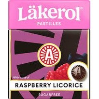 Lakerol Rasberry Licorice 25g.  เลเครอล ราสเบอรี่ ชะเอม 25g