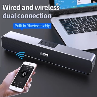 ลำโพงbluetoothดังๆ แบบ พกพา ลำโพงซาวด์บาร์ พลังเสียงทุ้มหนักแน่น เสียงคมชัด