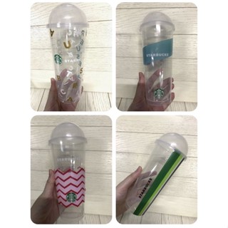 Starbucks reusable cold cup แก้วreuseสตาร์บัคส์+ฝาโดม