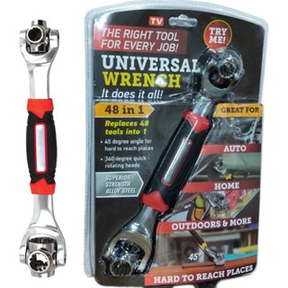 Universal Wrench 48 in 1 ประแจเอนกประสงค์ หัวประแจหมุนได้ 360 องศา