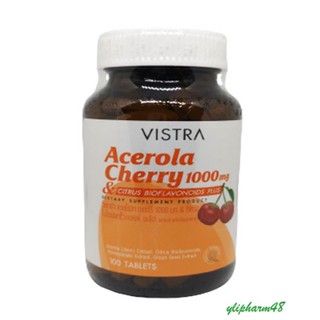 Vistra Acerola cherry 1000mg 20 / 45 / 100 เม็ด