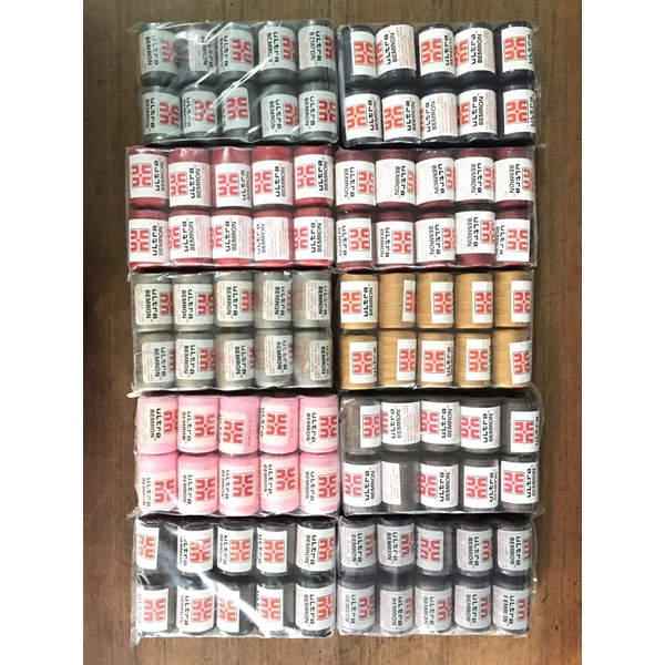 20/2 ULTRA BEMRON JEANS SEWING THREAD 500 YARDS NO.8 (1 แพ็ค)