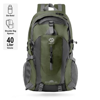 Heylook Official - Tas Ransel Gunung Borneo กระเป๋าเป้สะพายหลัง 40 ลิตร สําหรับเดินทาง ตั้งแคมป์กลางแจ้ง