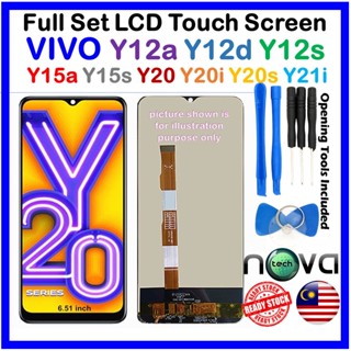 Orl NGS ชุดหน้าจอสัมผัส LCD สําหรับ VIVO Y12A Y12D Y12S Y15A Y15s Y20 2020/2021 Y20i Y20S Y21i V2043