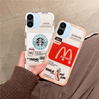 ใหม่ เคสโทรศัพท์มือถือแบบนิ่ม ใส กันกระแทก ลาย Starbucks แฟชั่น สําหรับ Xiaomi Redmi A2 2023 RedmiA2